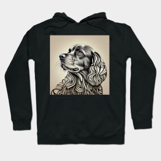 Profile of a Cocker Spaniel Hoodie